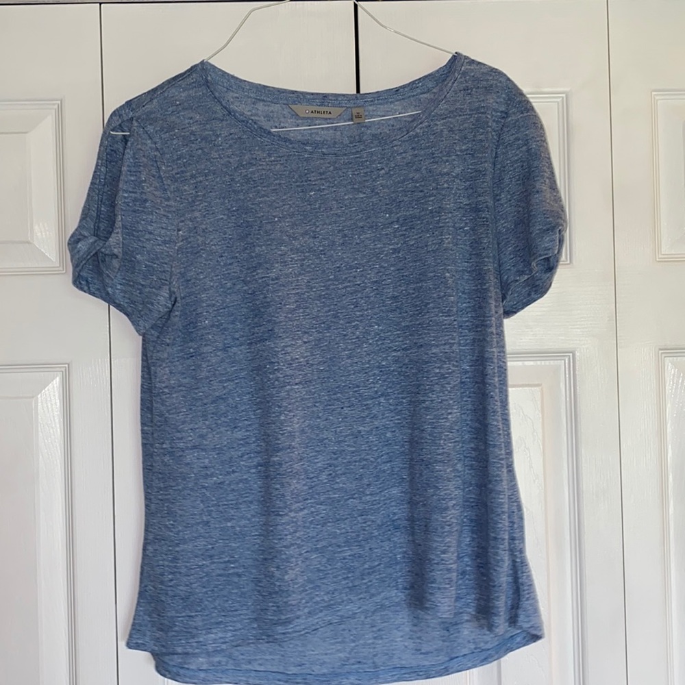 Like New Athleta Linen T-shirt